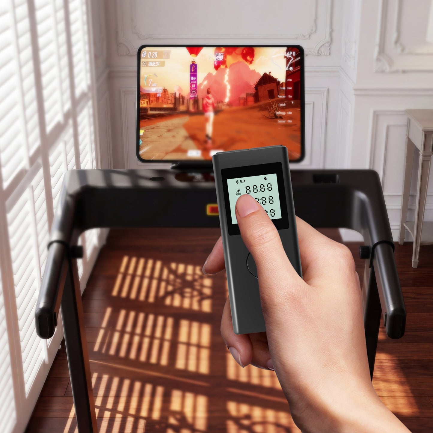 DeerRun All-New 2026 A1 Pro Move+ Smart Foldable Treadmill with 6% Incline & NFC | 350 lbs, 10 mph, Black DeerRun®