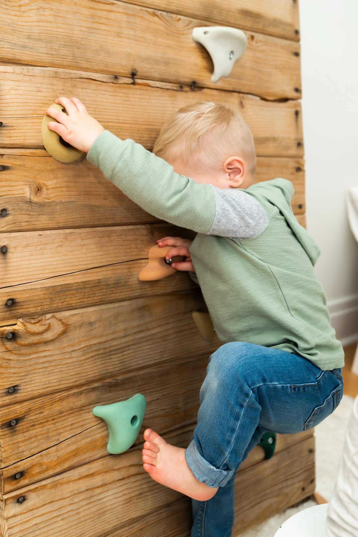 Out of Stock! Pre-Order only - Premium Rock Climbing Holds (Moon Rocks) - Everett & Avery Co. - Indoor Climbing Wall - Rock Climbing Holds for Kids