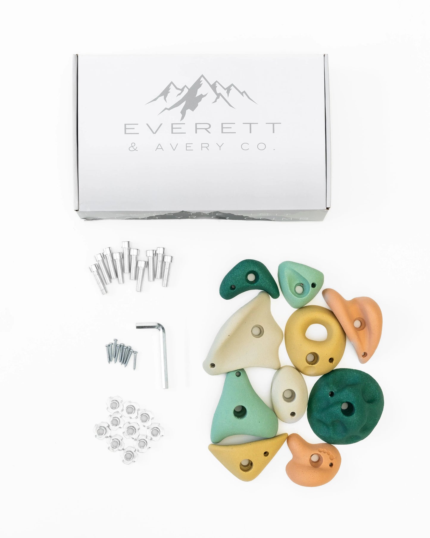Out of Stock! Pre-Order only - Premium Rock Climbing Holds (Moon Rocks) - Everett & Avery Co. - Indoor Climbing Wall - Rock Climbing Holds for Kids