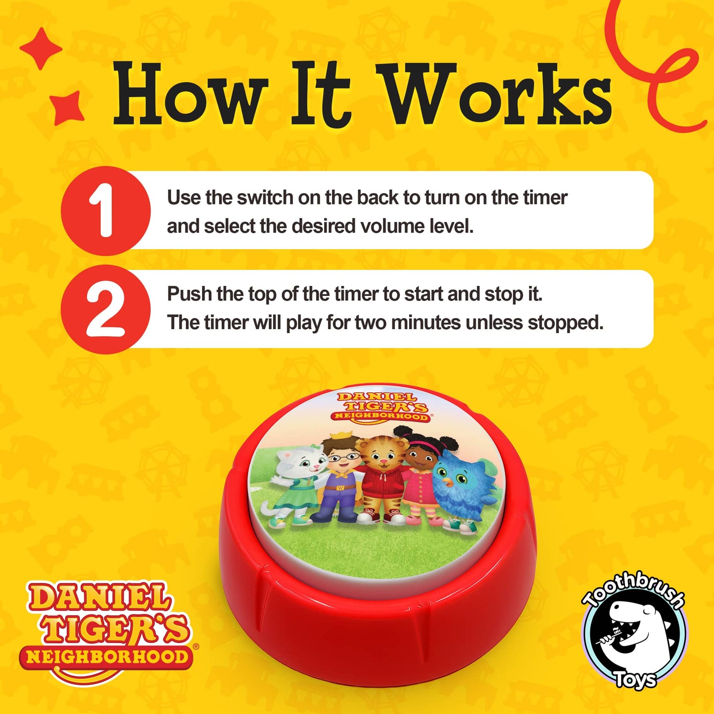 Daniel Tiger's Neighborhood® Timer Toothbrush Toys