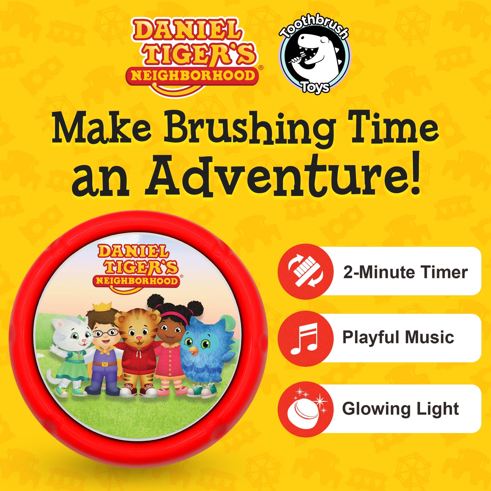 Daniel Tiger's Neighborhood® Timer Toothbrush Toys