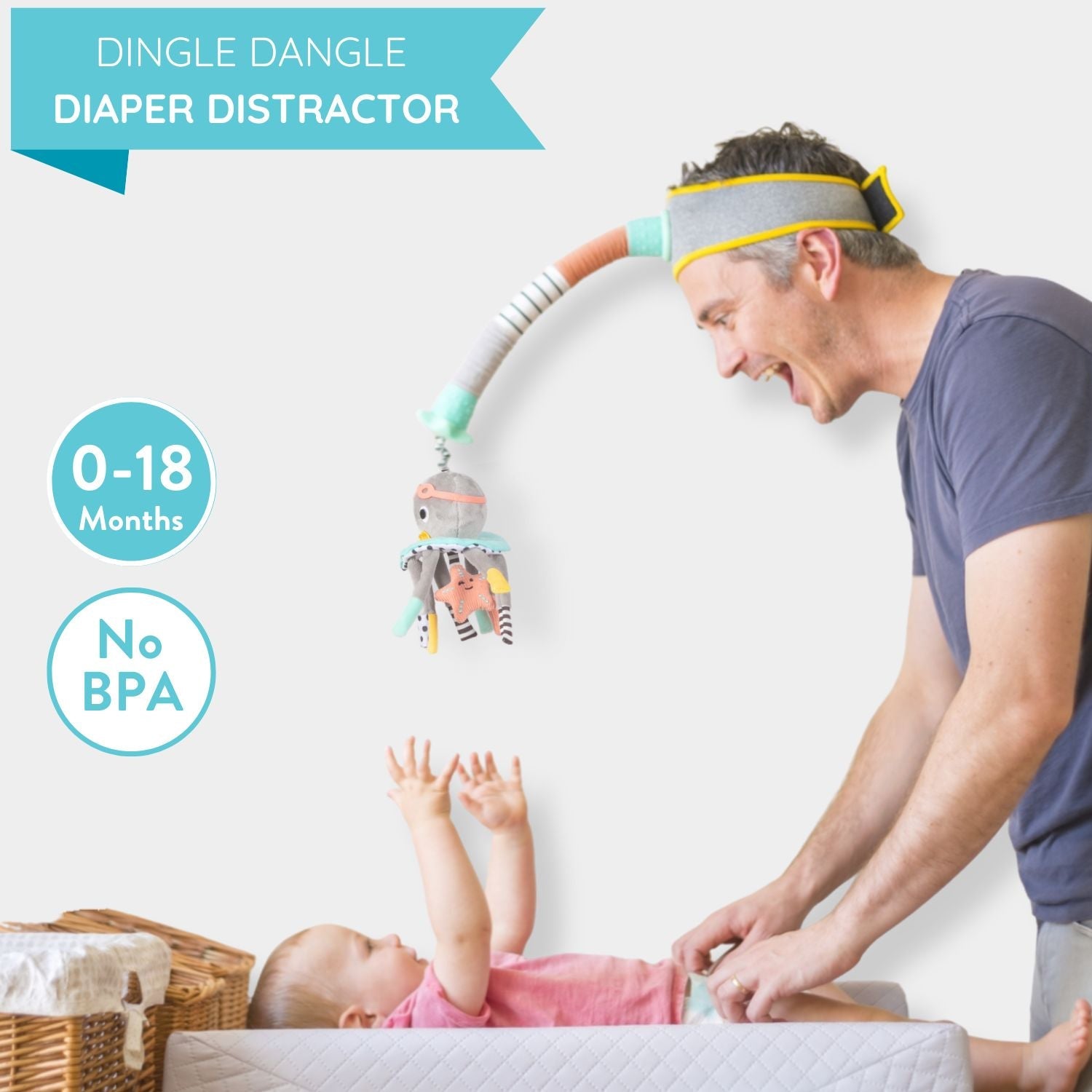 Dingle Dangle Diaper Changing Distractor Dingle Dangle Baby USA