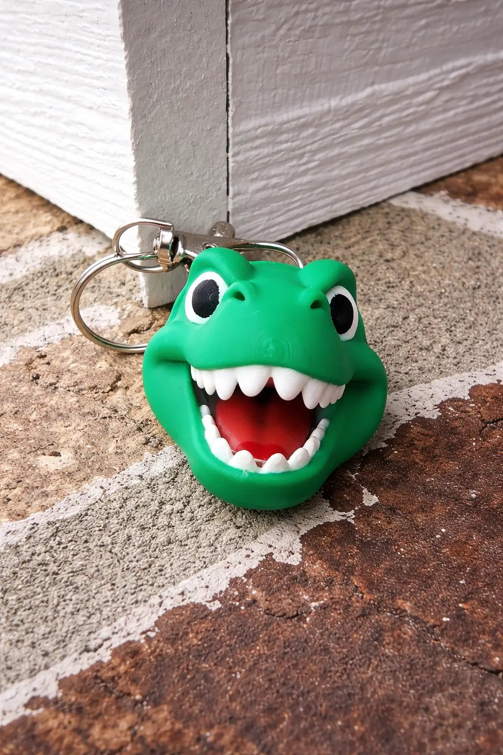 Dinosaur Head Clicker Keychain – Fidget Toy Main Street Collective
