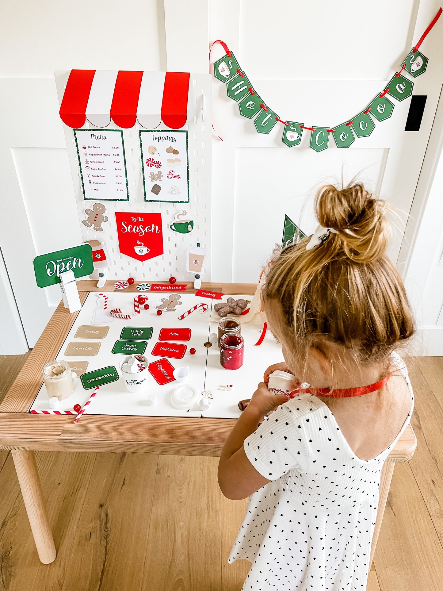 Hot Cocoa Dramatic Play Printables