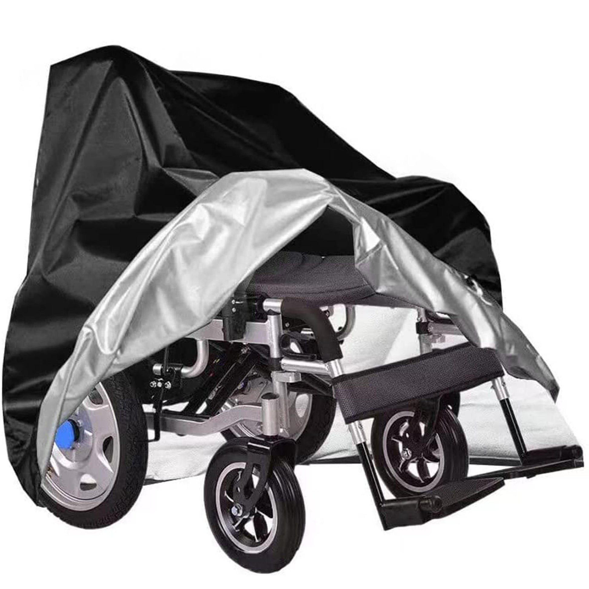 Scooter protective cover waterproof motorcycle mobility wheelchair shelter protector with storage bag against sun water dust