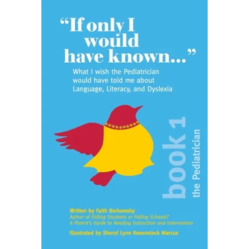 Blue paperback book cover with quote text and colorful bird illustration