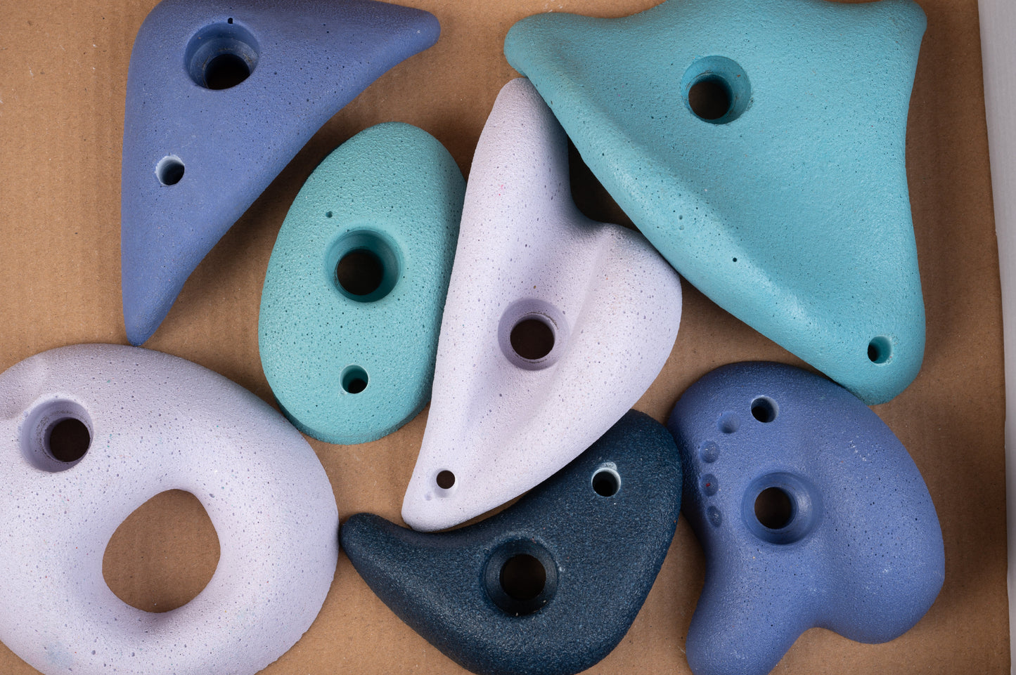 Premium Rock Climbing Holds (Aurora) - Glow-in-the-Dark Rock Climbing Holds
