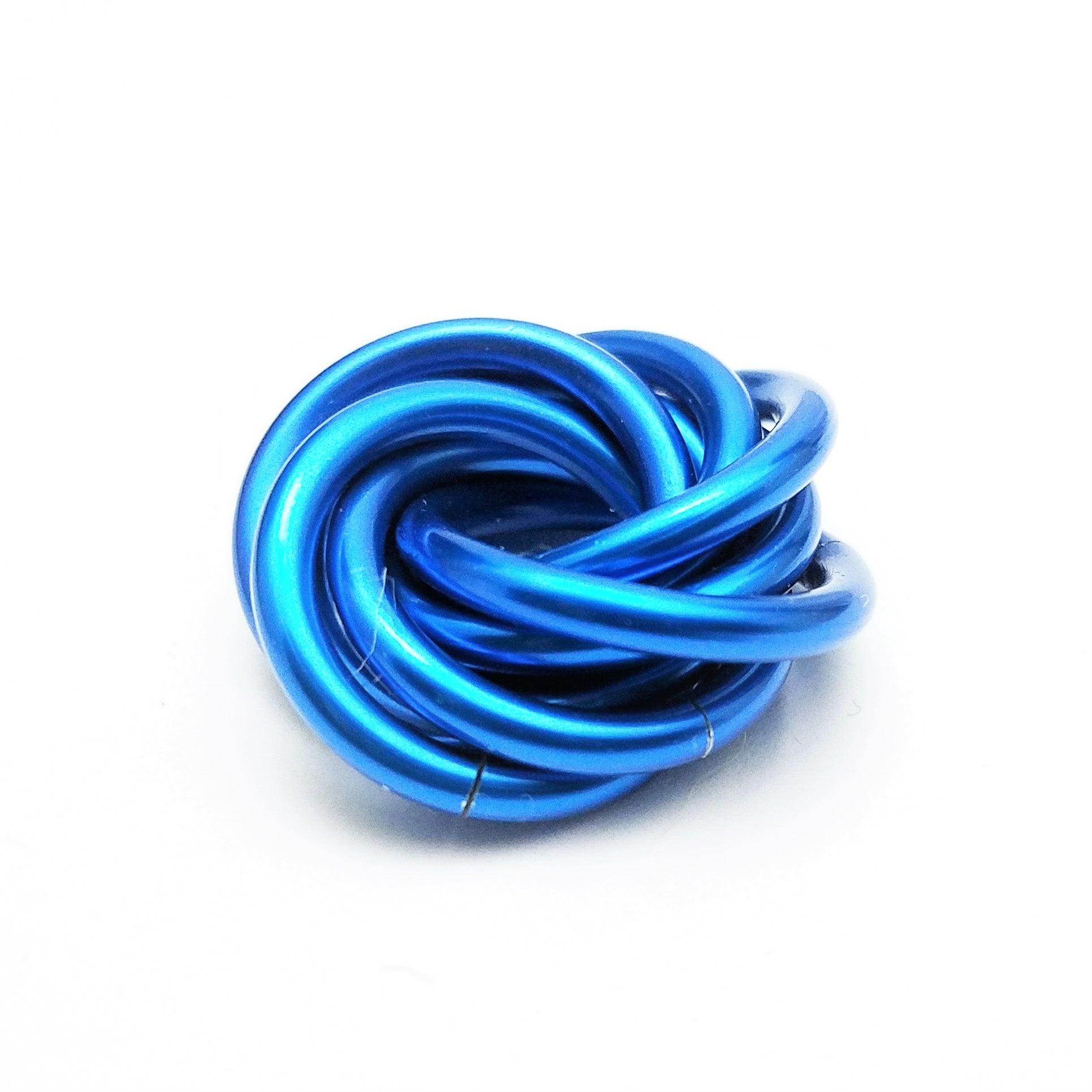 Möbii® SOLID Color Collection: Stress Ball, Stim Fidget Ball Desk Toy Steel Lynx