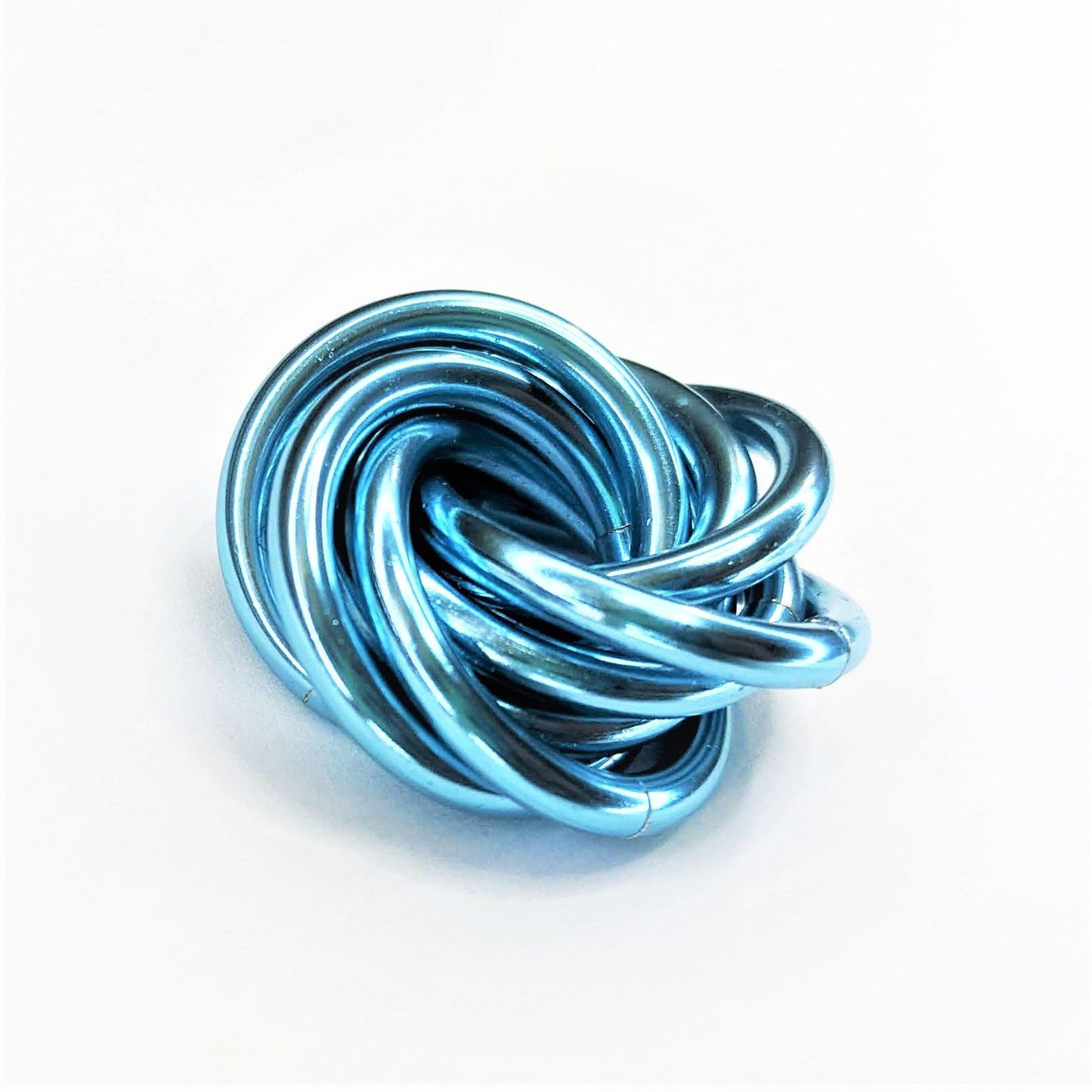 Möbii® SOLID Color Collection: Stress Ball, Stim Fidget Ball Desk Toy Steel Lynx