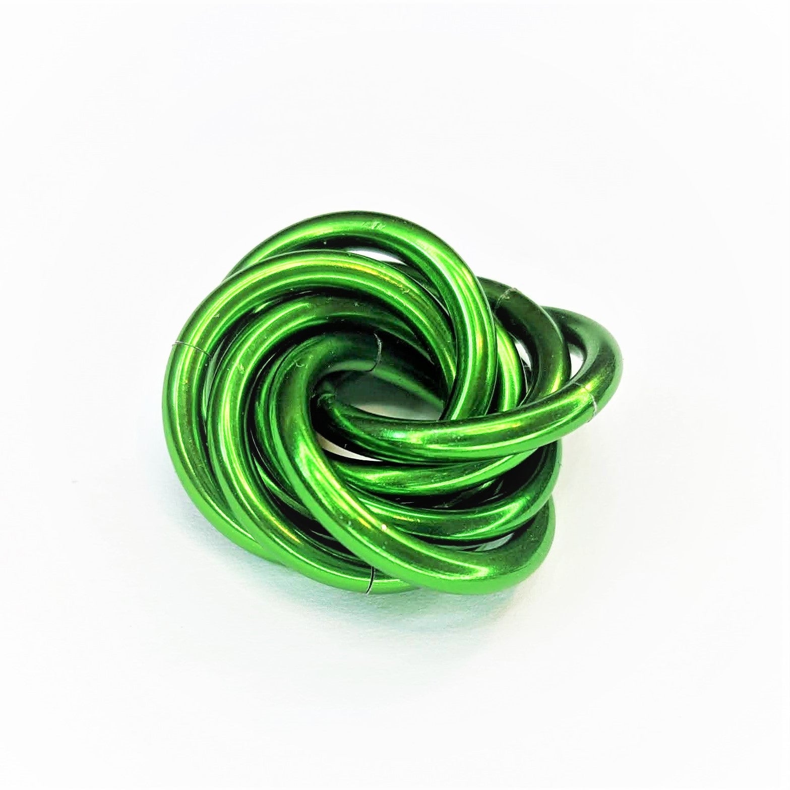 Möbii® SOLID Color Collection: Stress Ball, Stim Fidget Ball Desk Toy Steel Lynx
