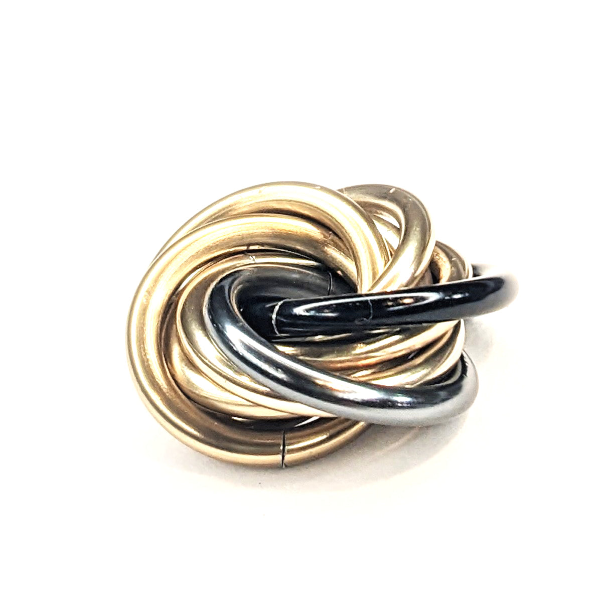 Möbii® ECLIPSES Collection: Shiny Multicolor Fidget Stress Balls Steel Lynx