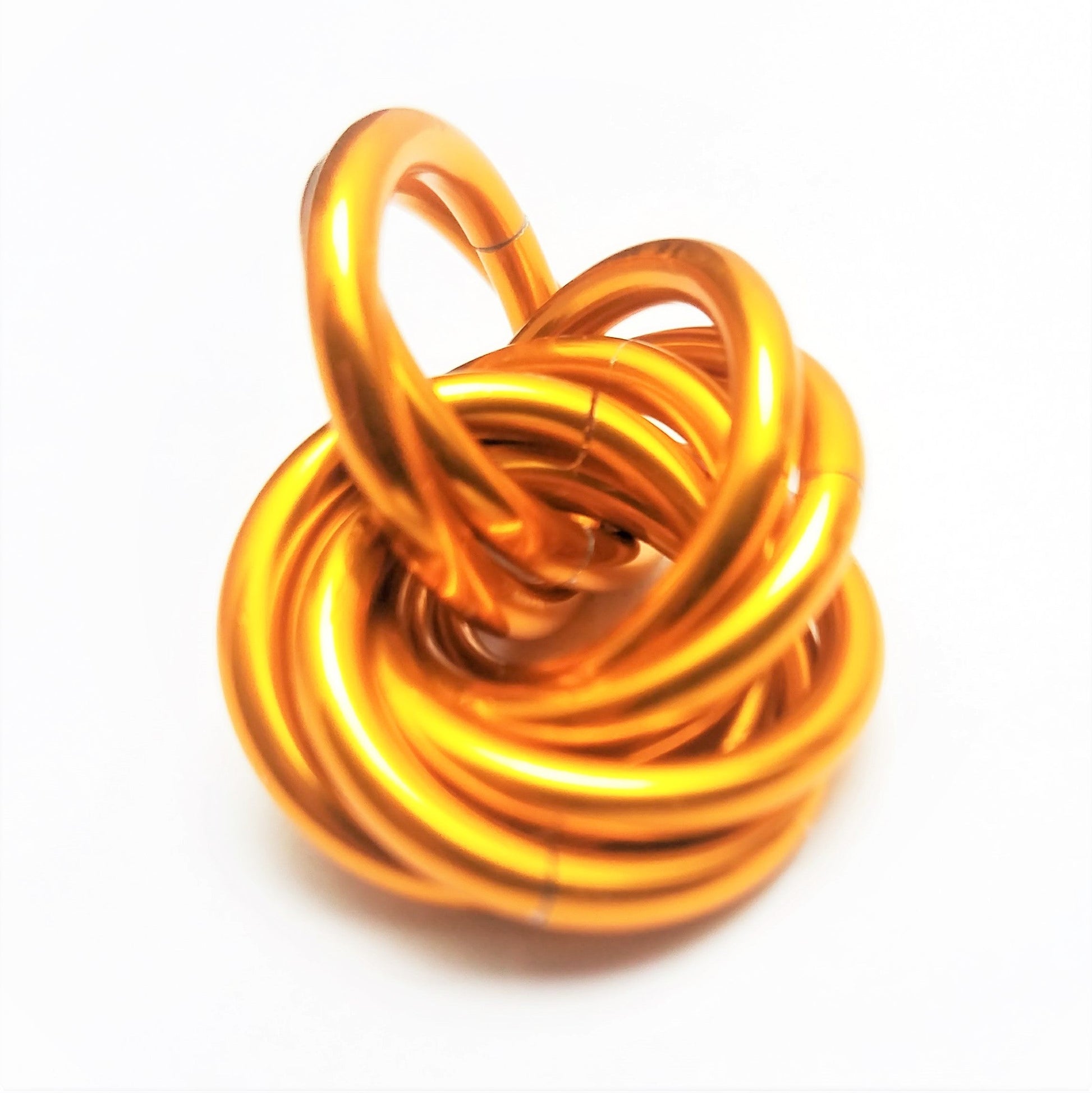 Möbii® SOLID Color Collection: Stress Ball, Stim Fidget Ball Desk Toy Steel Lynx