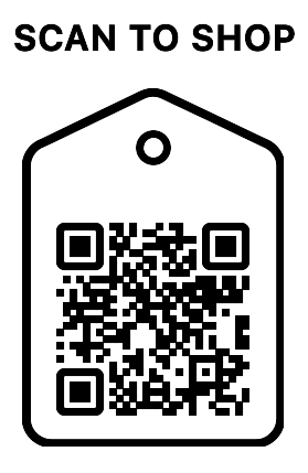 QR code on a product label