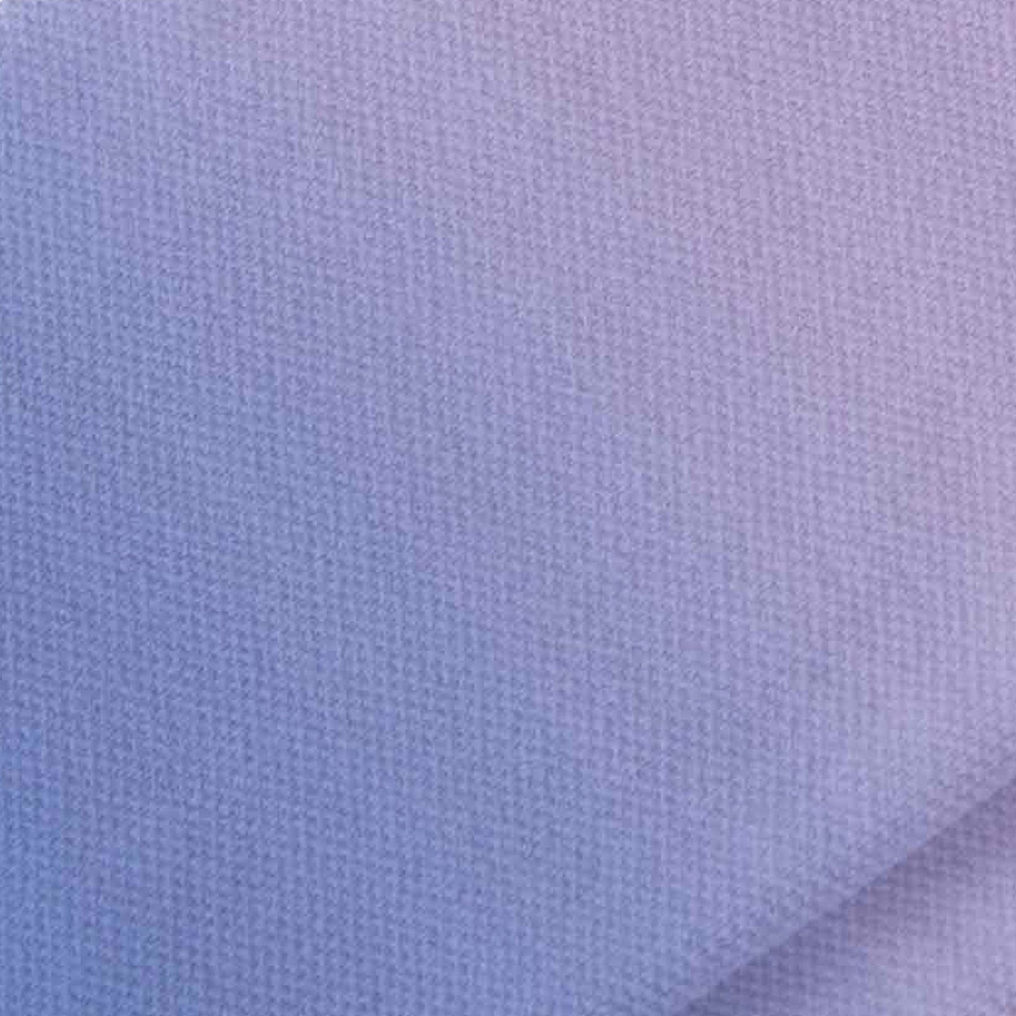 Knee-high ombre compression sock knit close-up, lavender-to-blue gradient texture