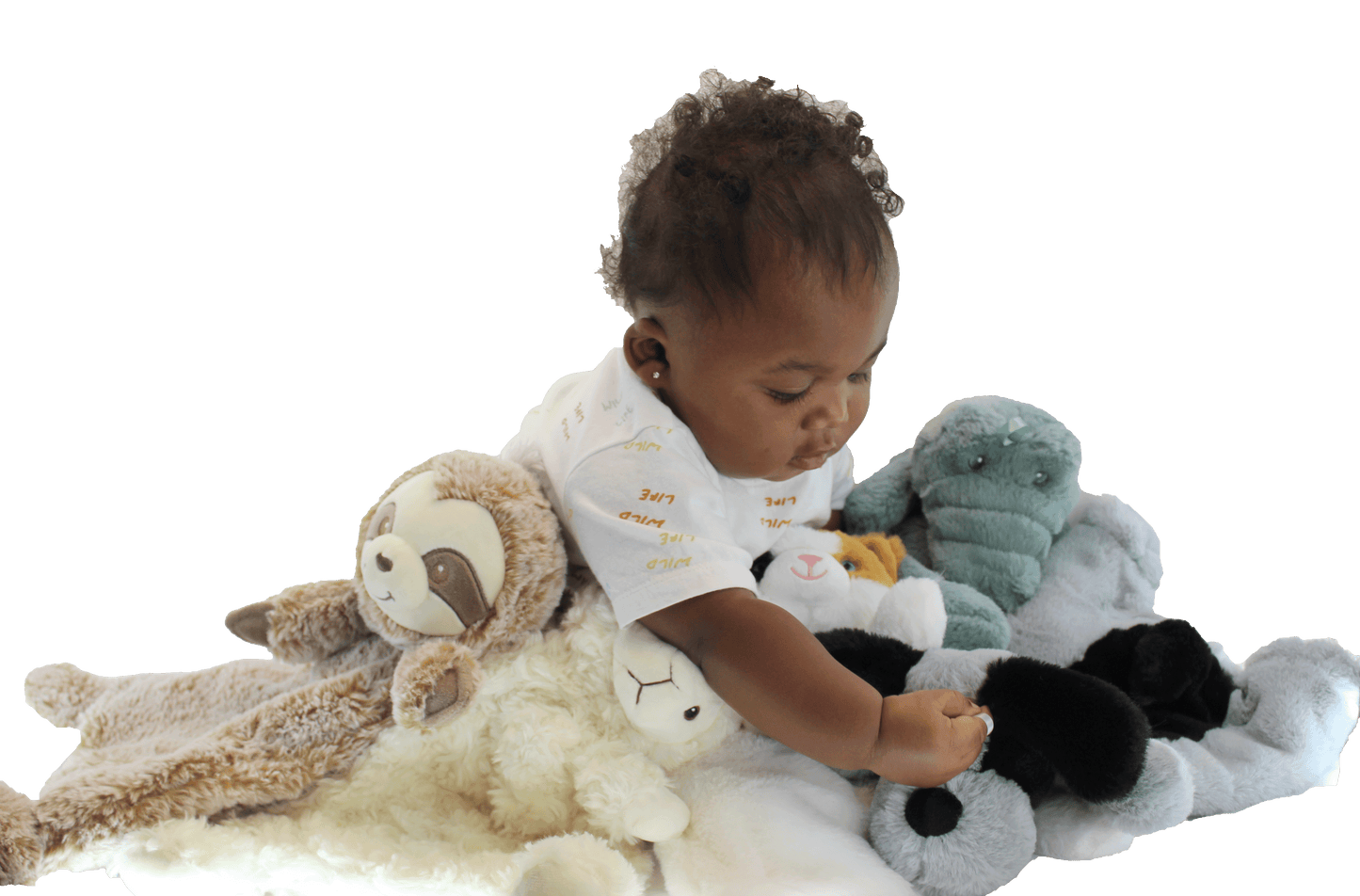 Crinkle Cuddler-Sensory Plush Gator