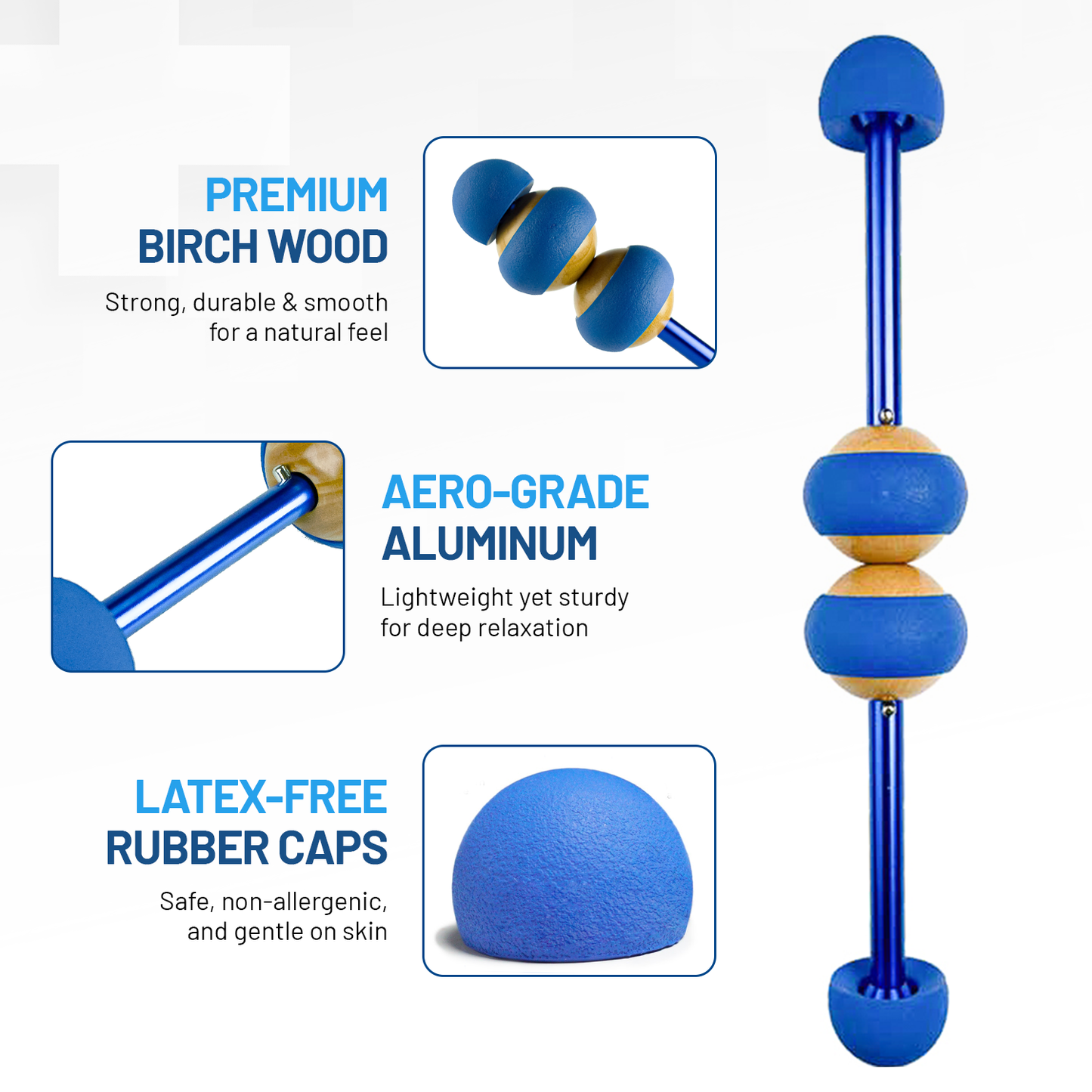 MOBO Myofascial Release Tool & Muscle Roller Stick MOBO