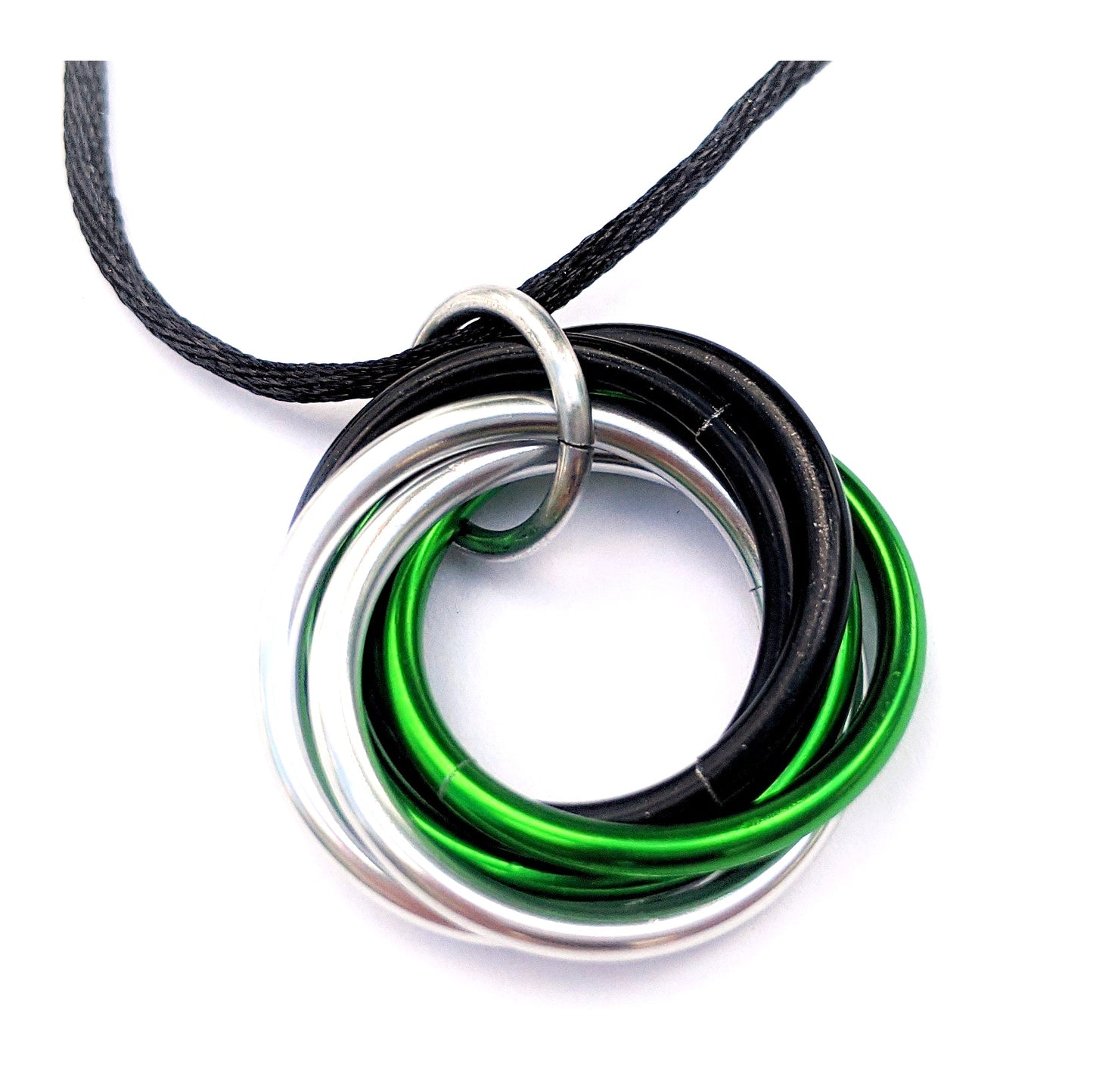 Möbii® Necklace PRIDE Combinations (Medium) - Stylish Fidget Jewelry Steel Lynx