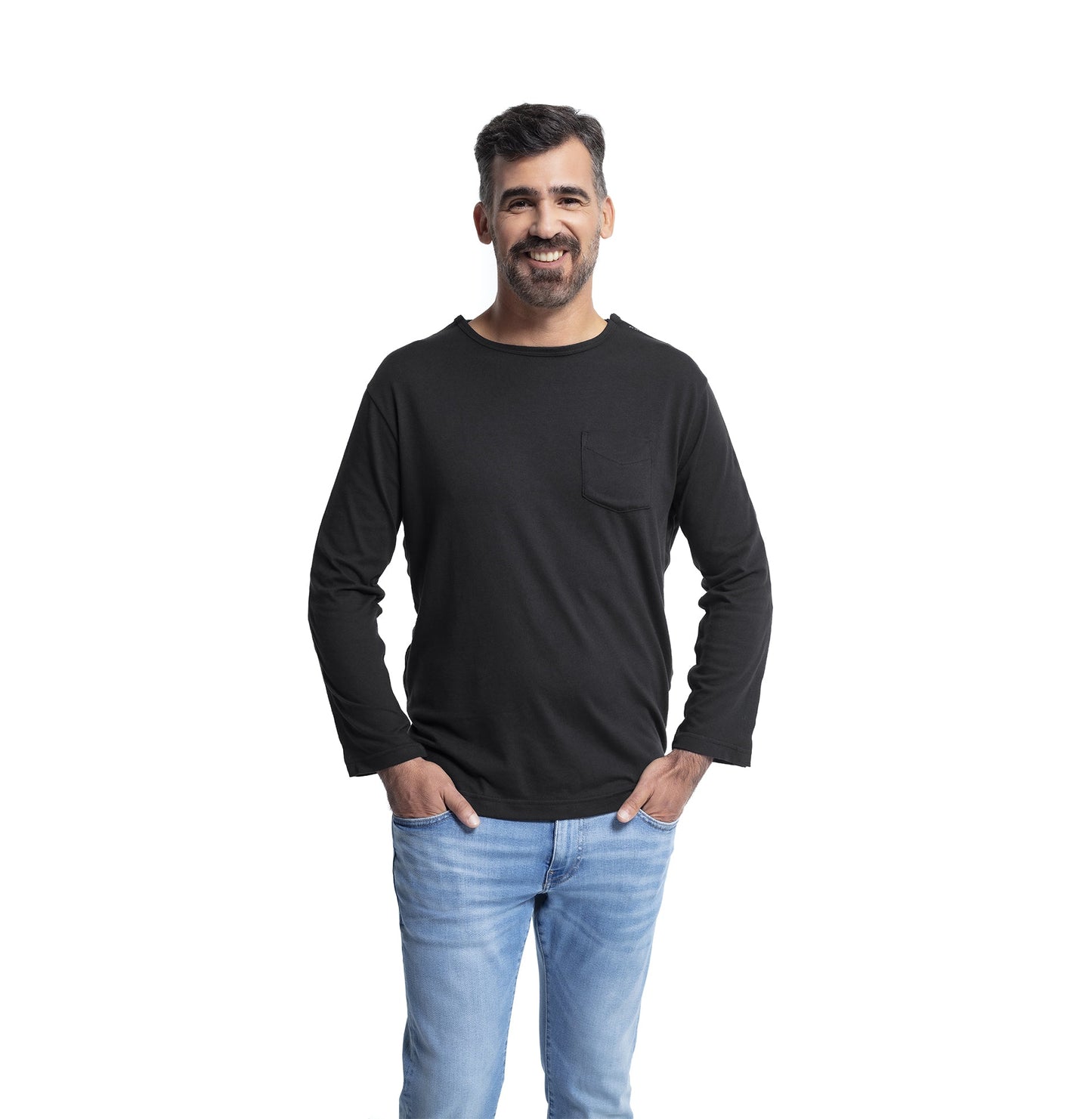 Tear Away Men's Post-surgery Shirt - Long Sleeve