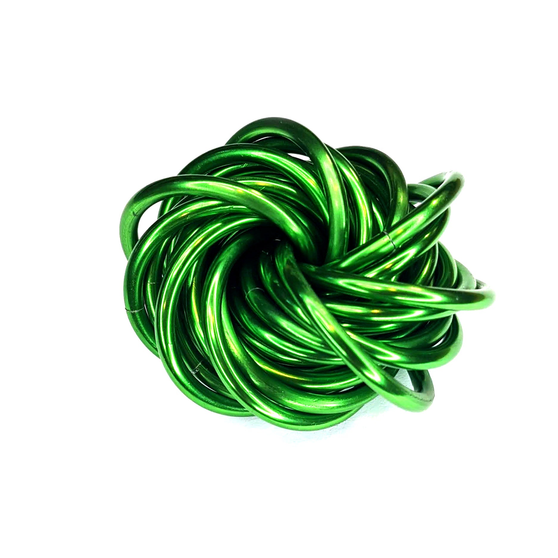 Möbii® SOLID Color Collection: Stress Ball, Stim Fidget Ball Desk Toy Steel Lynx