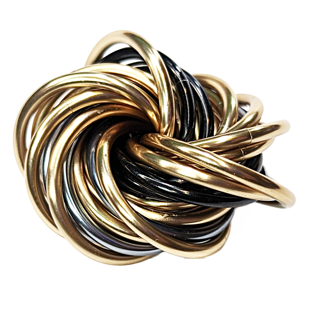 Möbii® ECLIPSES Collection: Shiny Multicolor Fidget Stress Balls Steel Lynx