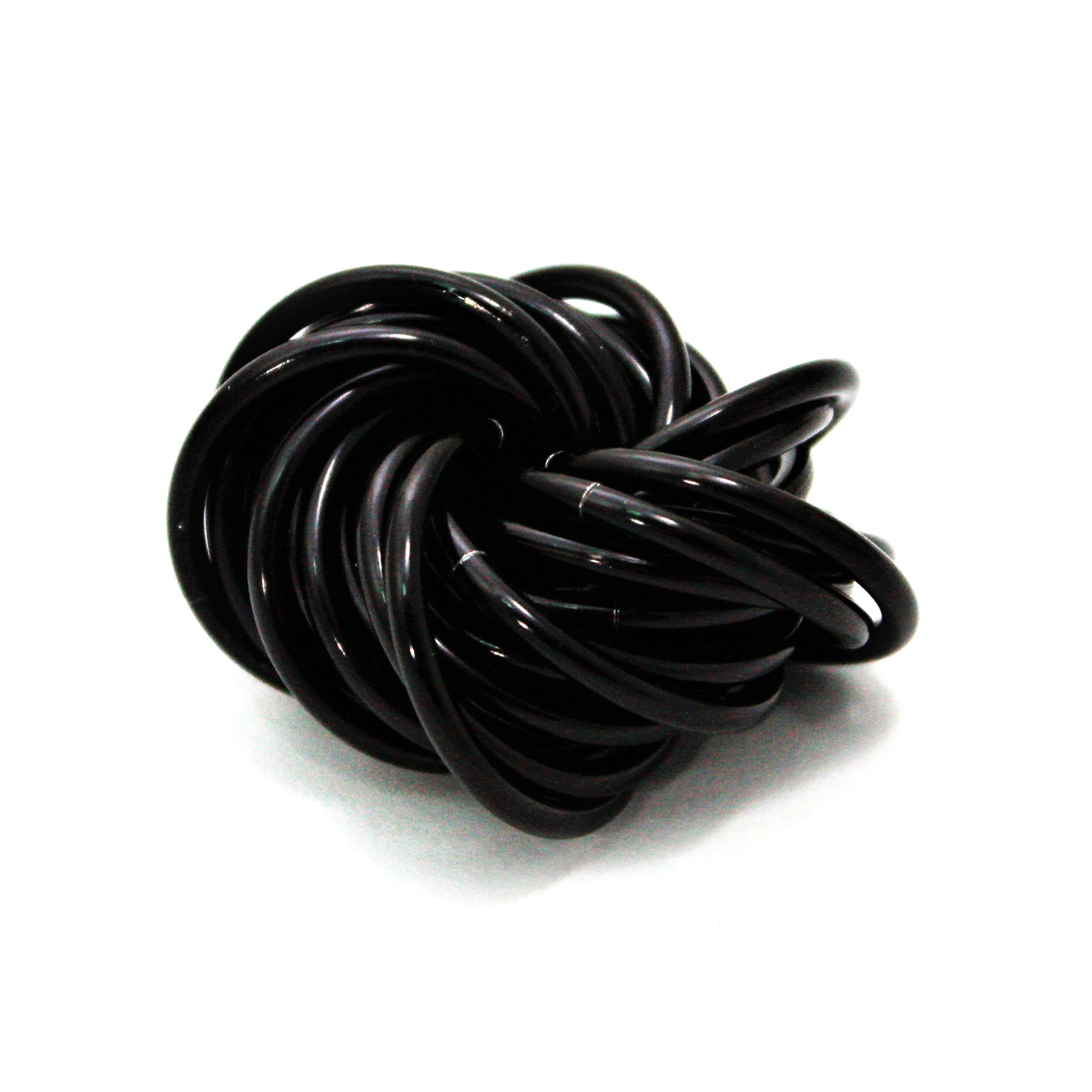 Möbii® SOLID Color Collection: Stress Ball, Stim Fidget Ball Desk Toy Steel Lynx