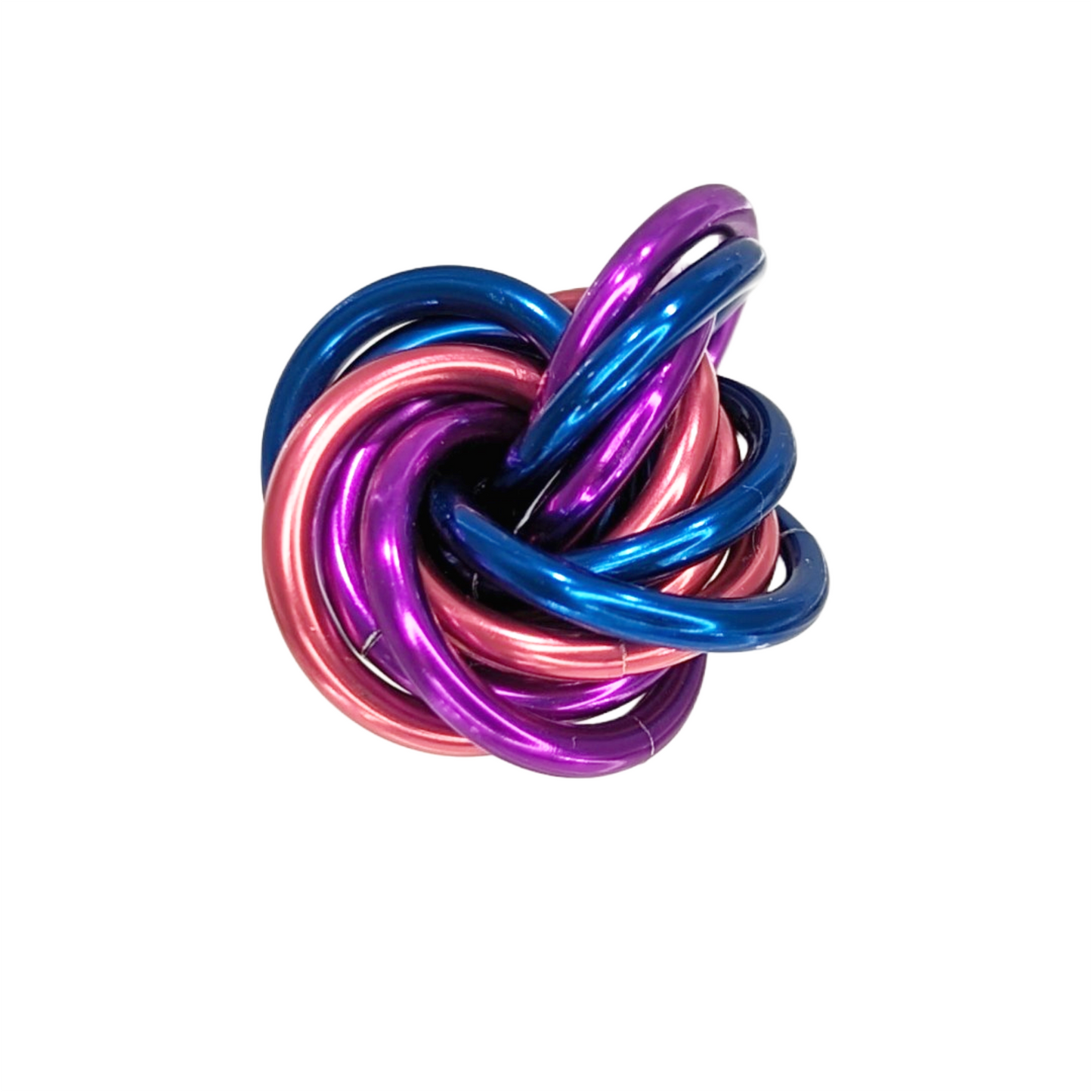 Möbii® PRIDE Collection: Shiny Multicolor Fidget Stress Balls Steel Lynx