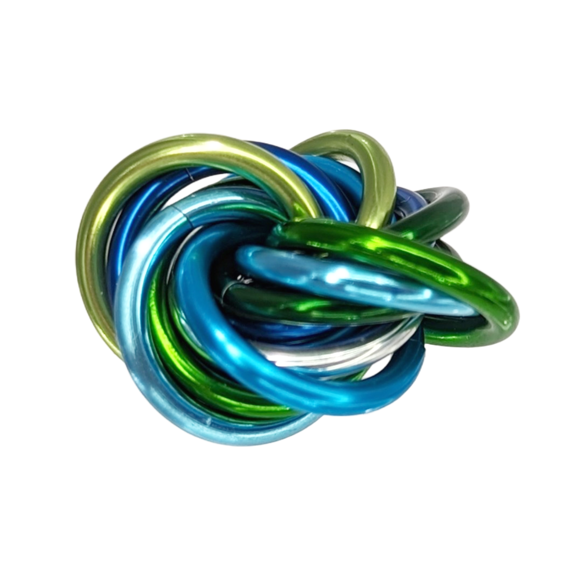 Möbii® PRIDE Collection: Shiny Multicolor Fidget Stress Balls Steel Lynx