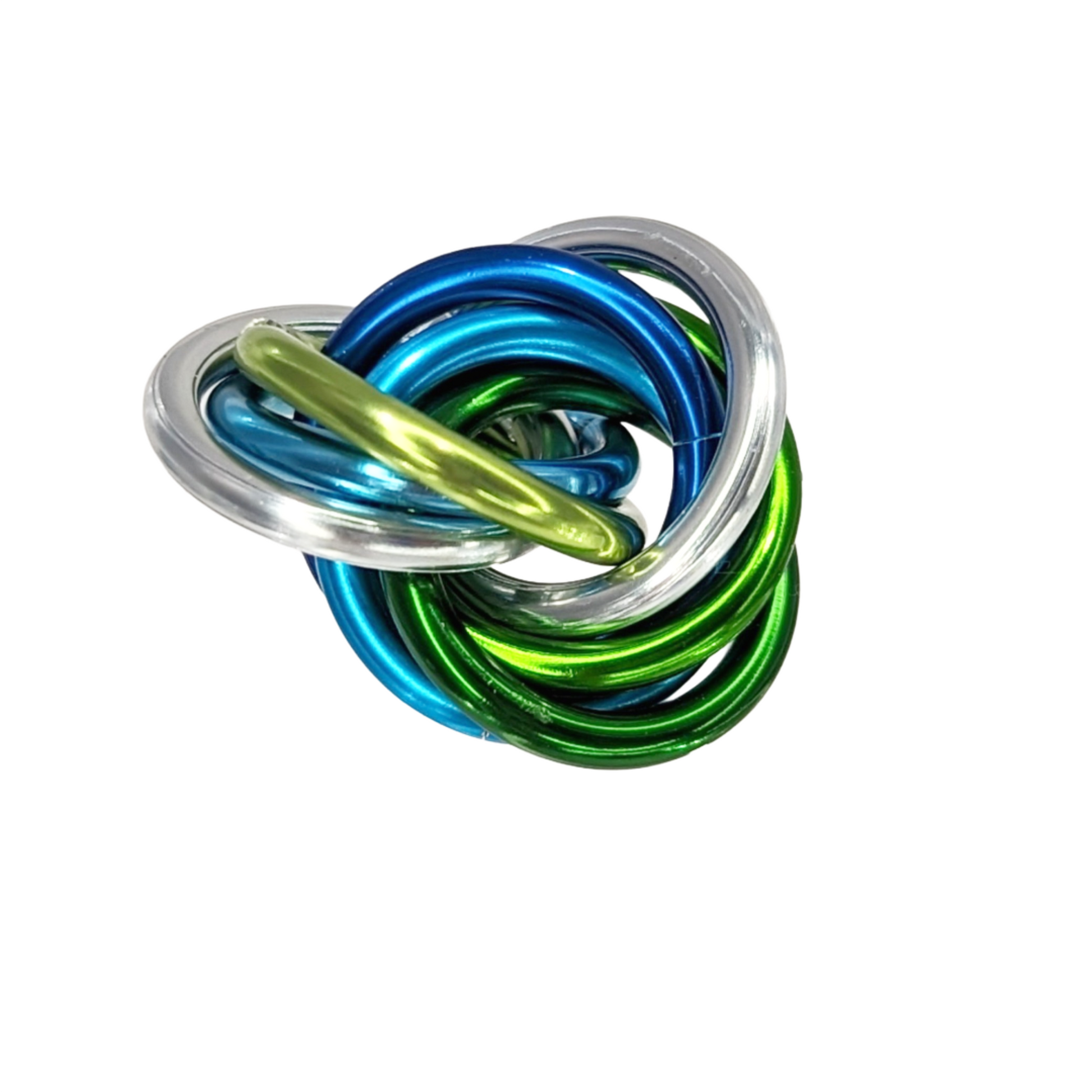 Möbii® PRIDE Collection: Shiny Multicolor Fidget Stress Balls Steel Lynx