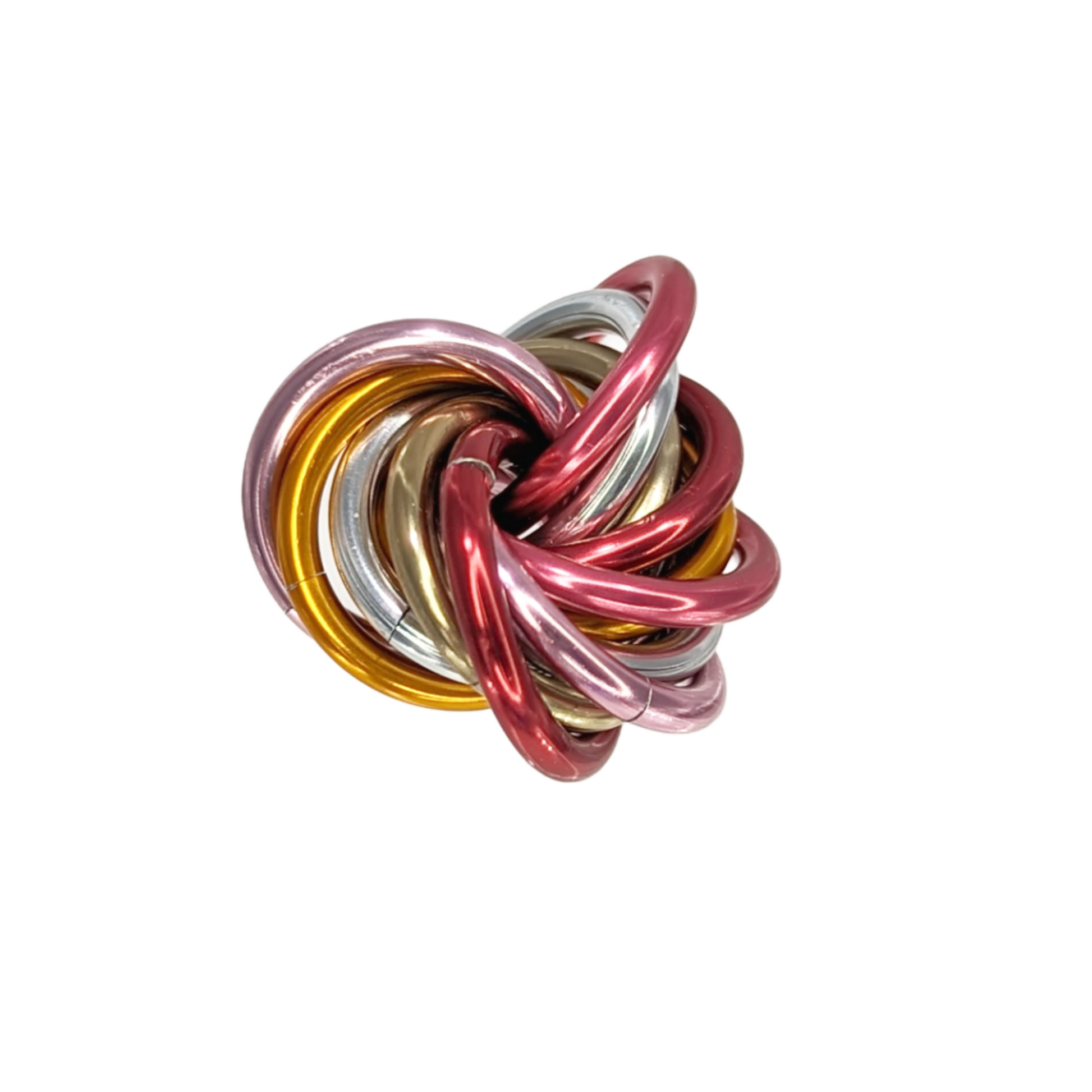 Möbii® PRIDE Collection: Shiny Multicolor Fidget Stress Balls Steel Lynx