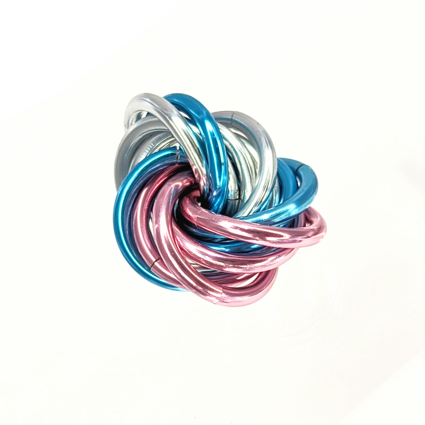 Möbii® PRIDE Collection: Shiny Multicolor Fidget Stress Balls Steel Lynx