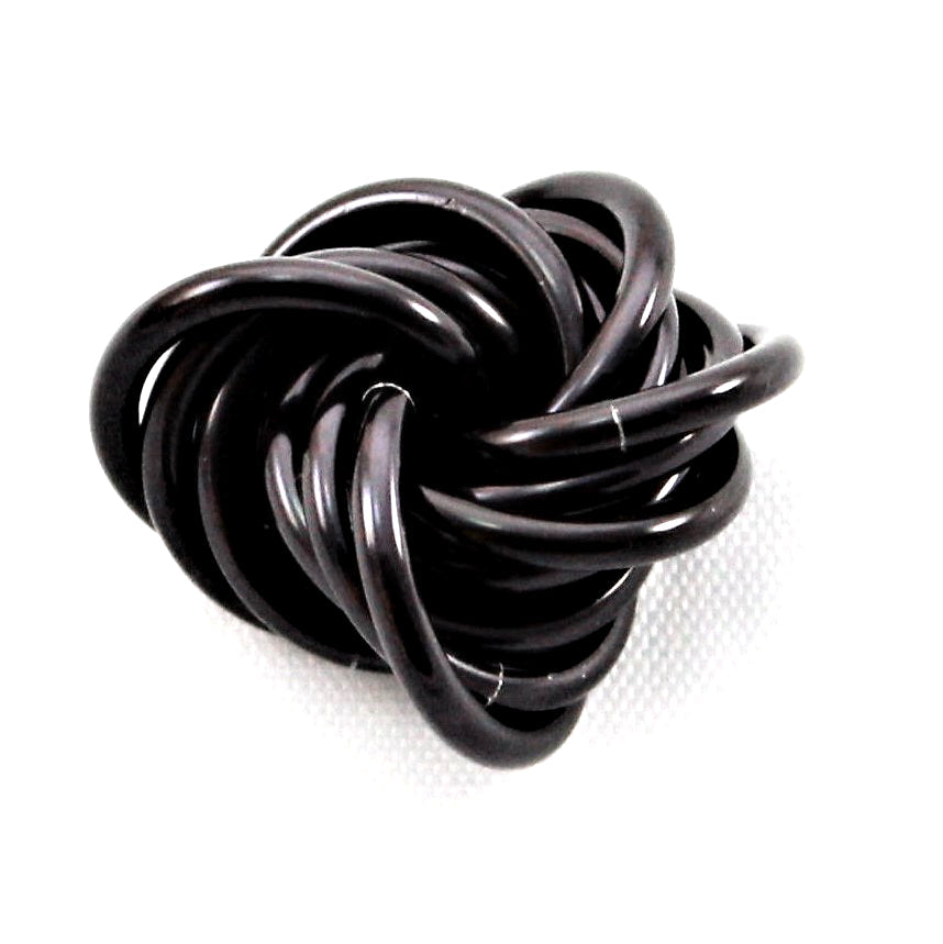 Möbii® SOLID Color Collection: Stress Ball, Stim Fidget Ball Desk Toy Steel Lynx