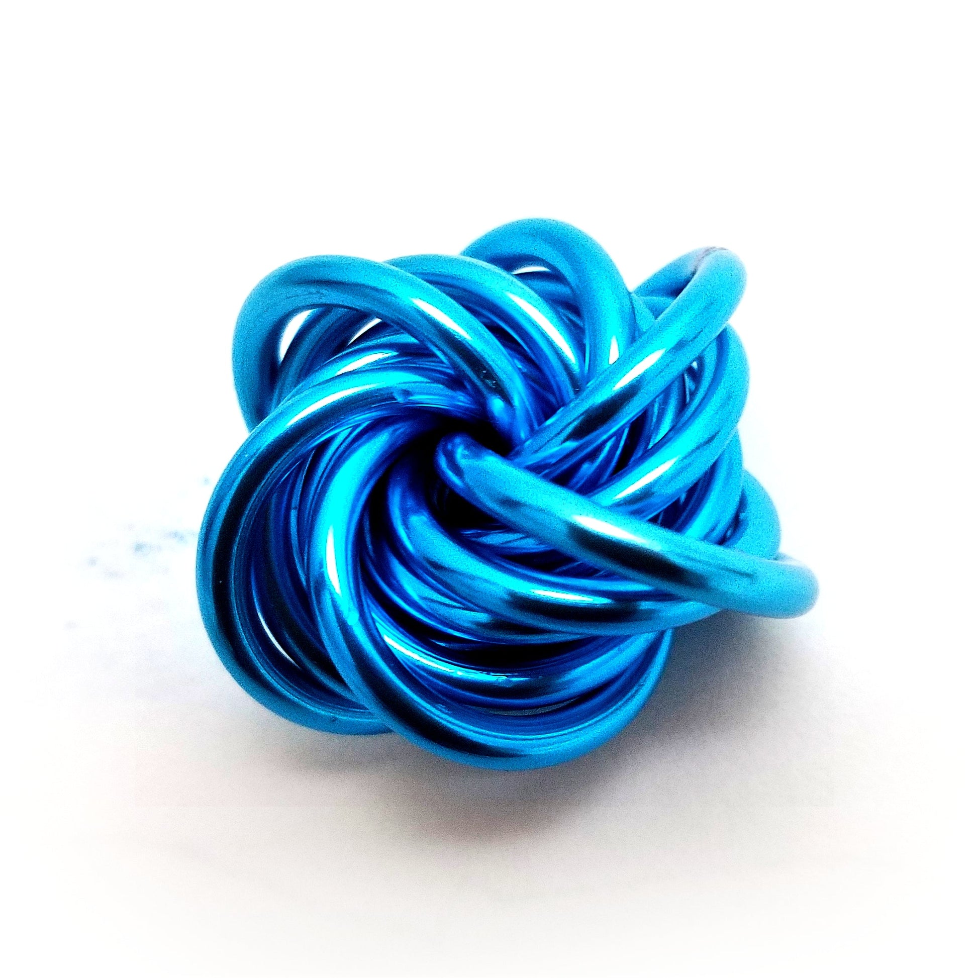 Möbii® SOLID Color Collection: Stress Ball, Stim Fidget Ball Desk Toy Steel Lynx