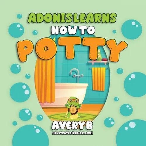 Children's potty training storybook paperback with colorful cover illustration