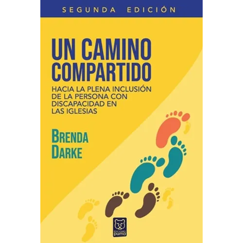 Yellow paperback book with footprints graphic, author Brenda Darke, Second edition