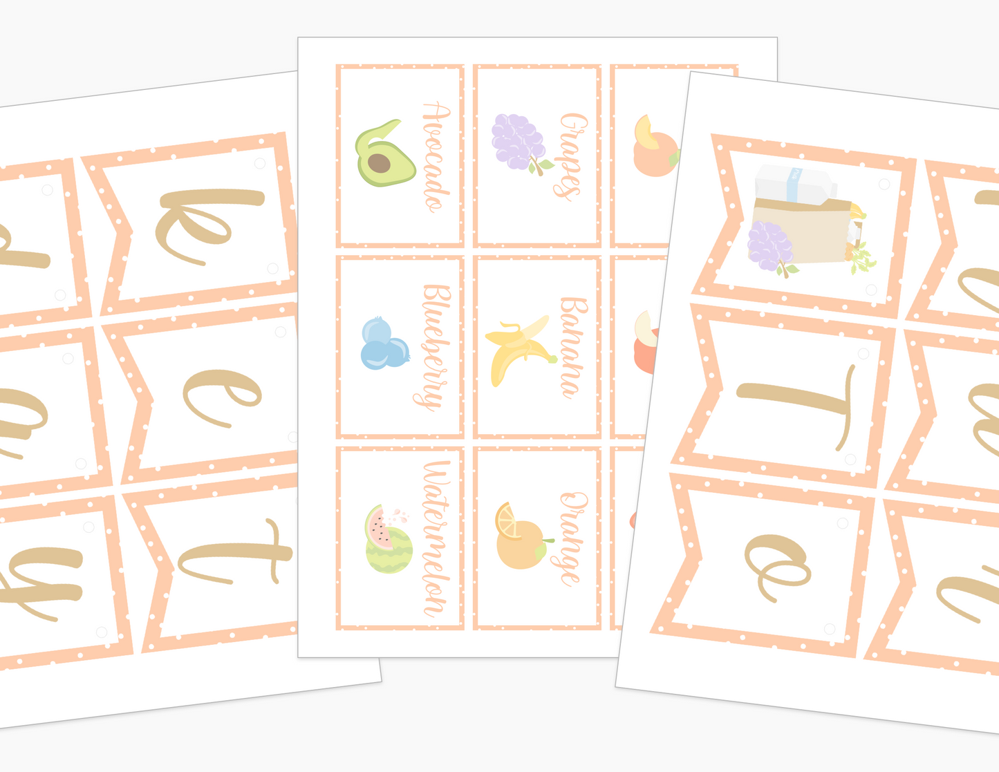 Farmer's Market Printable Dramatic Play