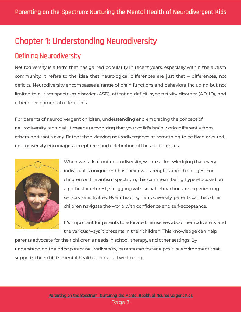 E-book chapter page titled Understanding Neurodiversity with body text