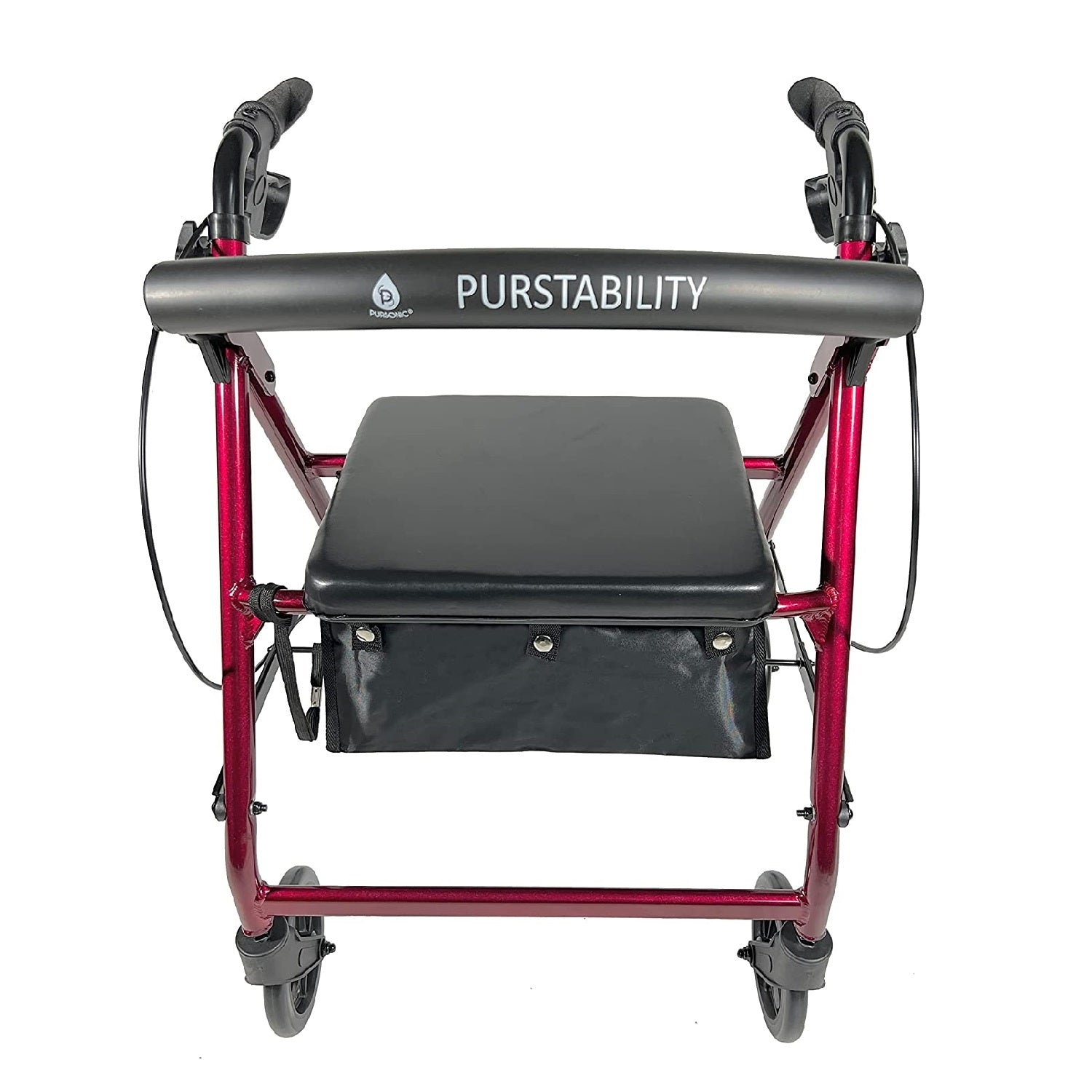 Purstability Rollator Walker by Pursonic, front view
