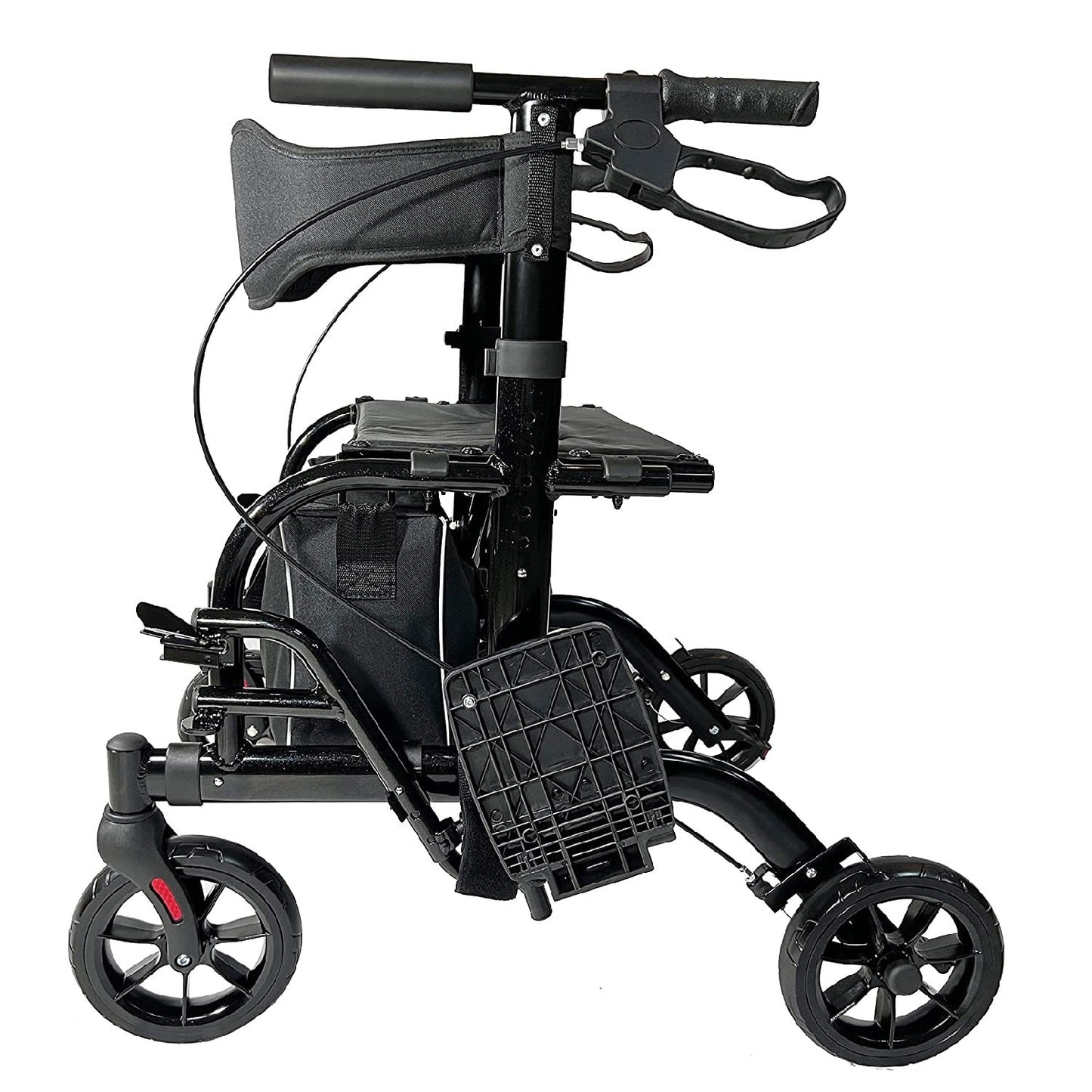 2 IN 1 Rolling Rollator Walker by Pursonic, side view