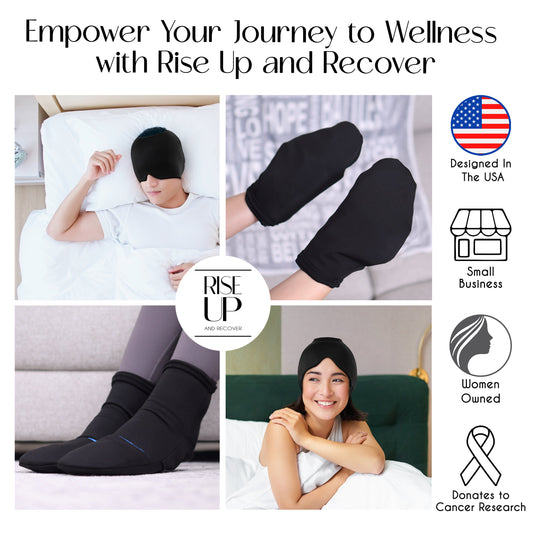 Rise Up and Recover - Chemo Cold Therapy Kit - Chemotherapy Comfort Care Package for Women and Men