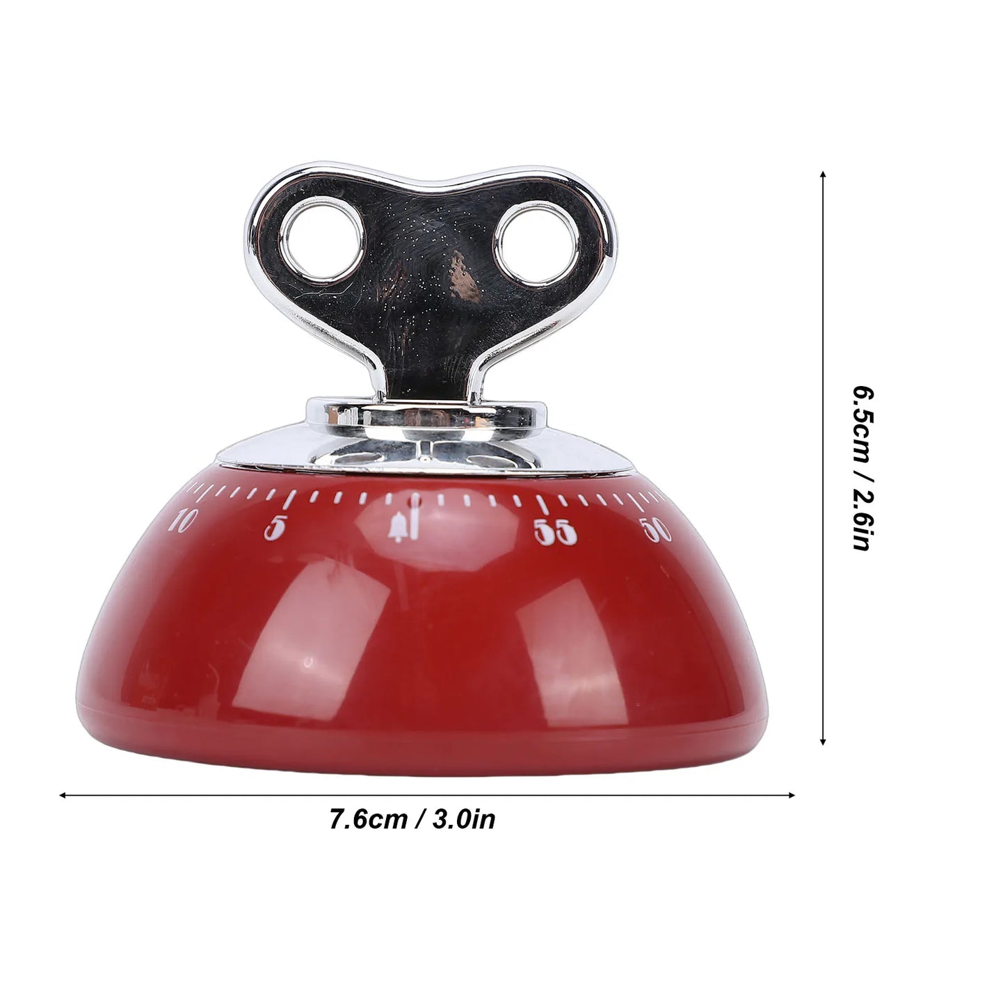 60 Minute Mechanical Countdown Timer Mechanical Timer Magnetic 60 Minute Countdown Vintage Wind Up Timer for Kitchen Work Study Noventix