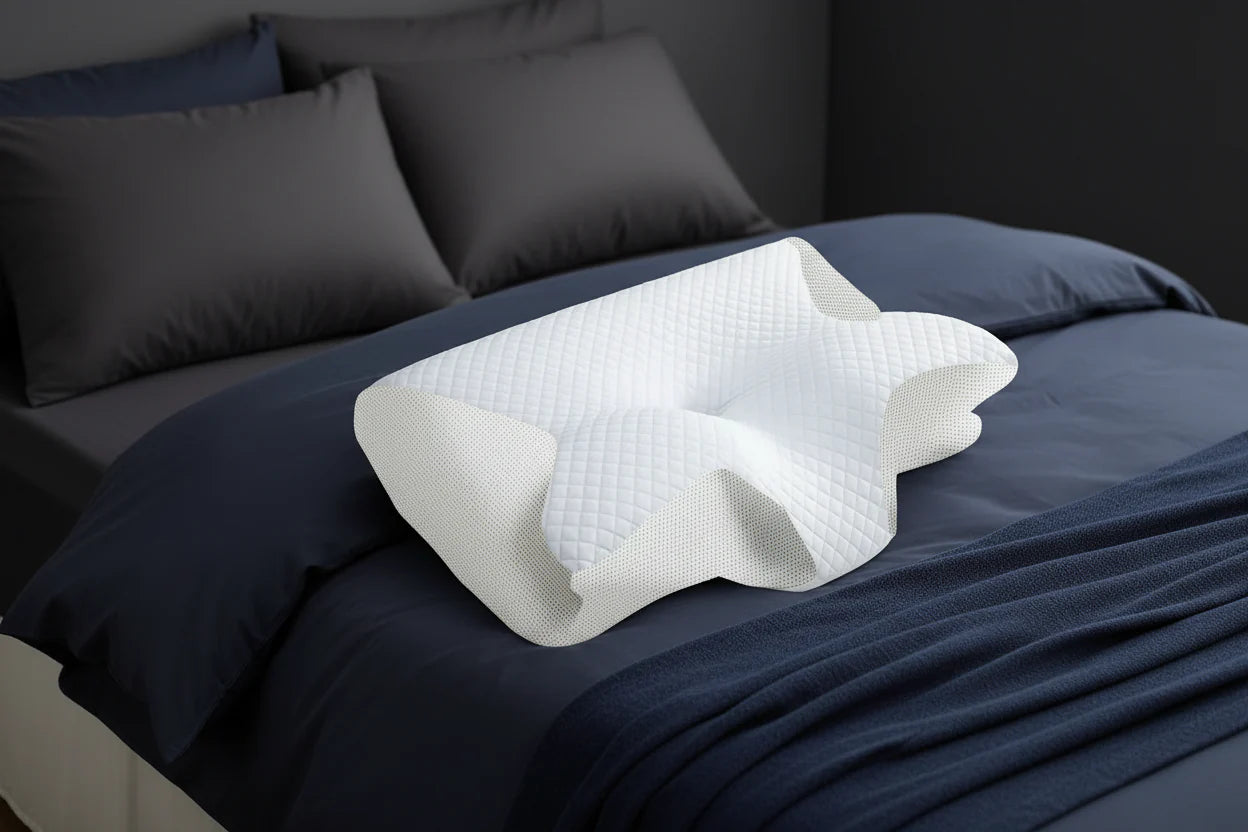 Memory Foam Ergonomic Contour Orthopedic Pillow