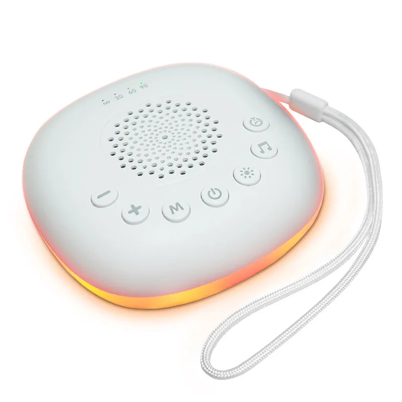 White Noise Sound Machine for Baby 20 Soothing Sounds Portable Rechargeable Sleep Machine with Volume Control and Timer