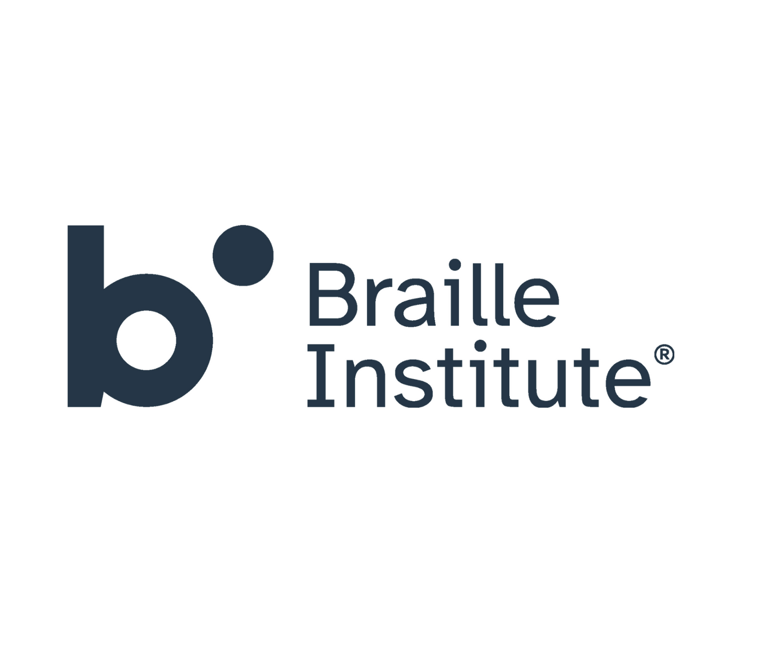 Braille Institute logo on a white background