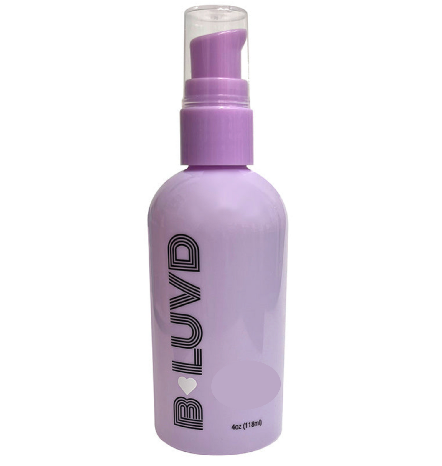 Purple bottle of lubricant again white background for sexual health