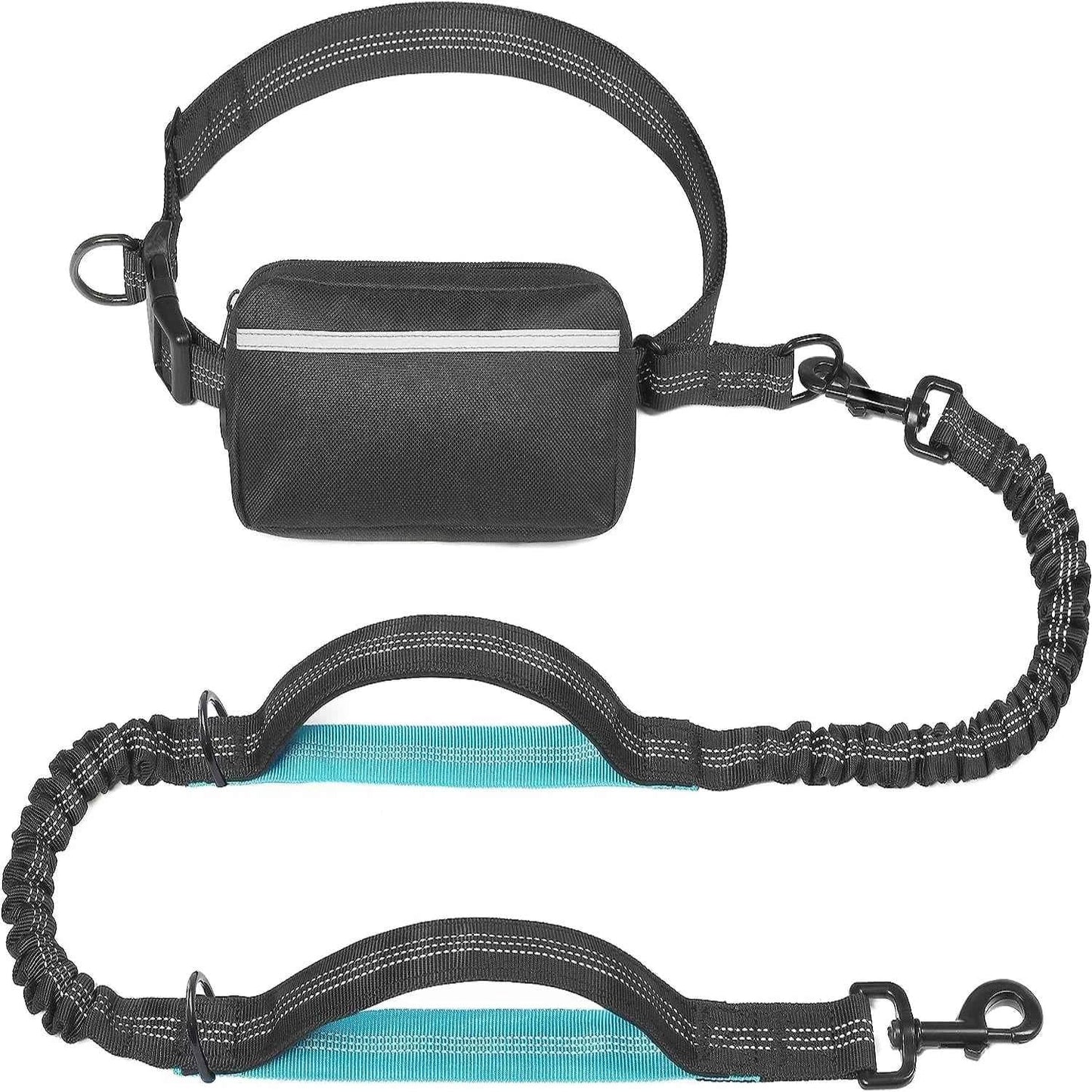 Walk Free: Hands-Free Dog Leash with Zipper Pouch