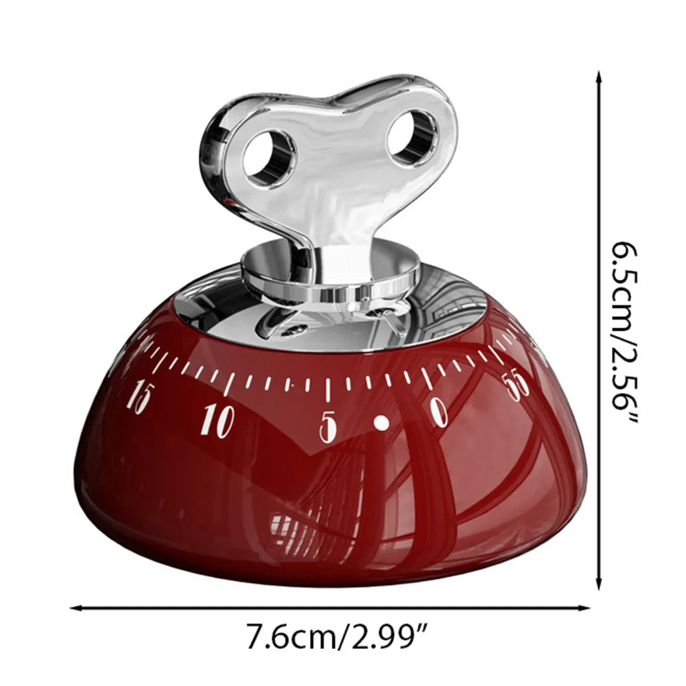 Magnetic 60-Minute Mechanical Kitchen Timer, Loud 70dB Countdown Alarm, No-Battery Cooking & Baking Timer FanzyMarket