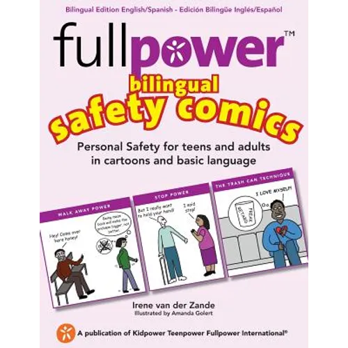 Fullpower bilingual safety comics paperback book cover with safety comic illustrations