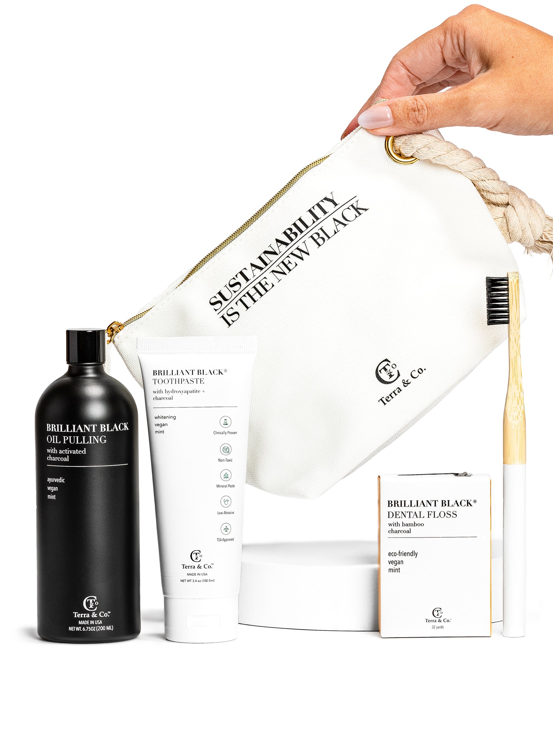 Ayurvedic Oral Care Set | Full-Size Terra & Co.