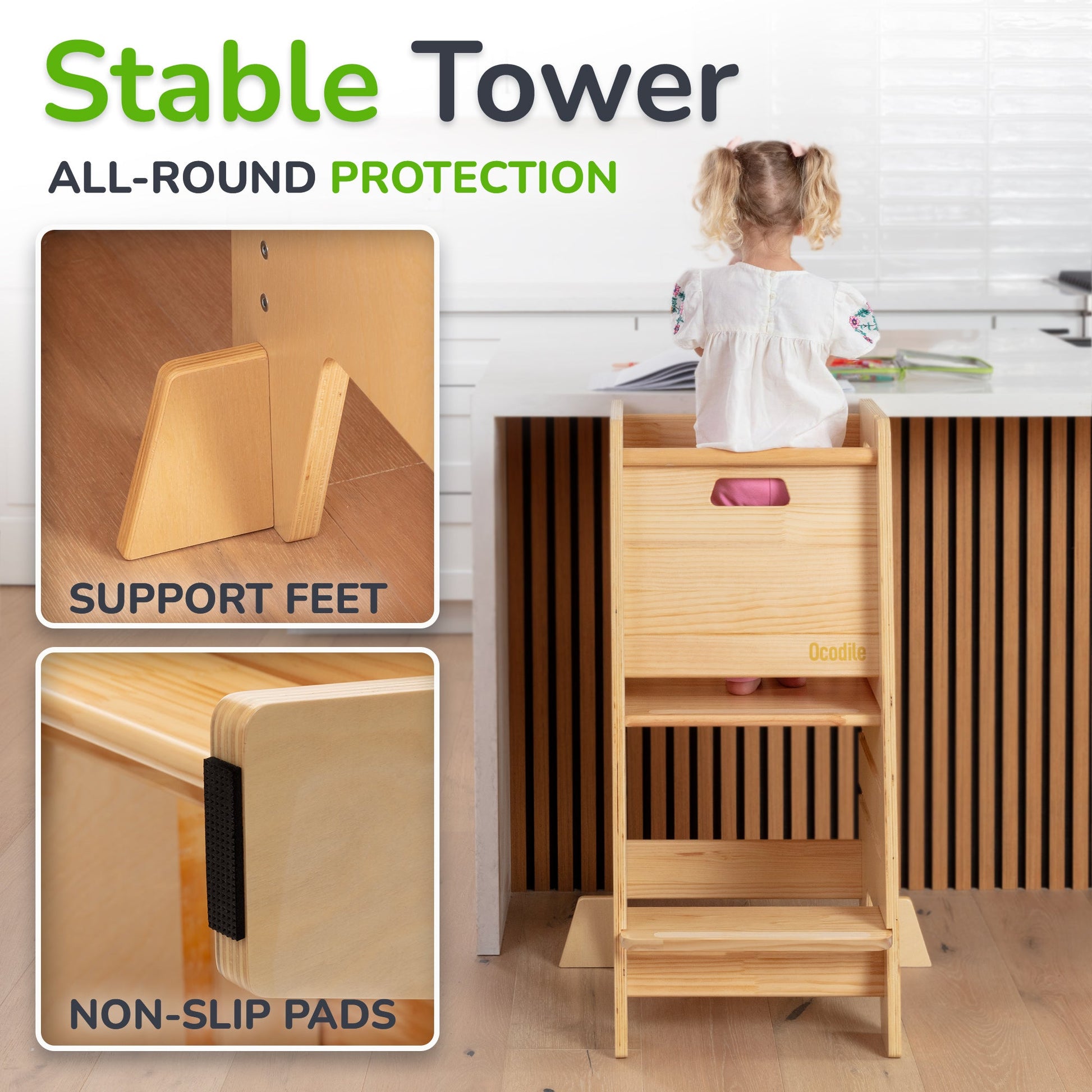 Standing Tower with Door Ocodile.com