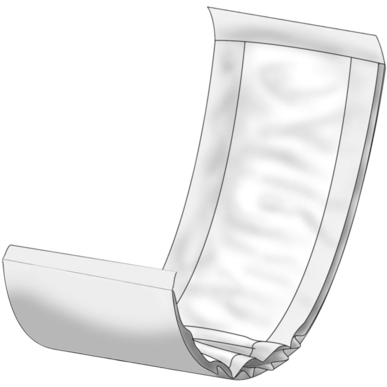 Let Normal bladder protection pad, shaped absorbent insert